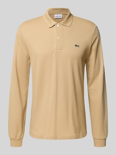 Lacoste Regular Fit Poloshirt aus reiner Baumwolle Beige 2