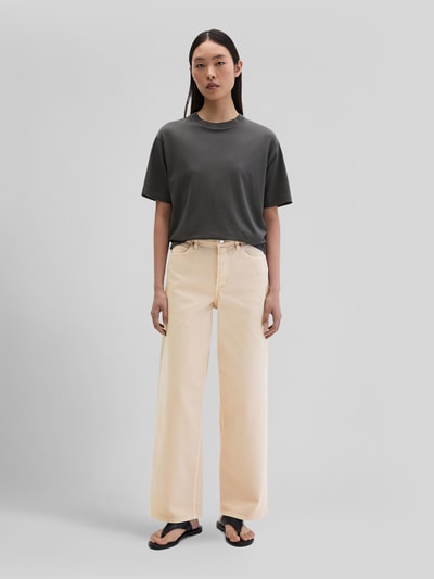 Marc O'Polo Relaxed Fit T-Shirt aus Baumwoll-Mix Dunkelgrau 1