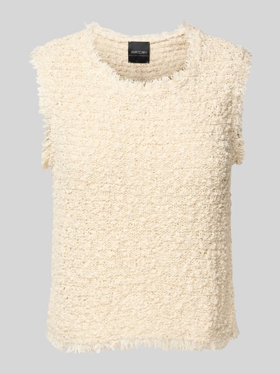 Marc Cain Tanktop mit Strick-Optik Sand 2