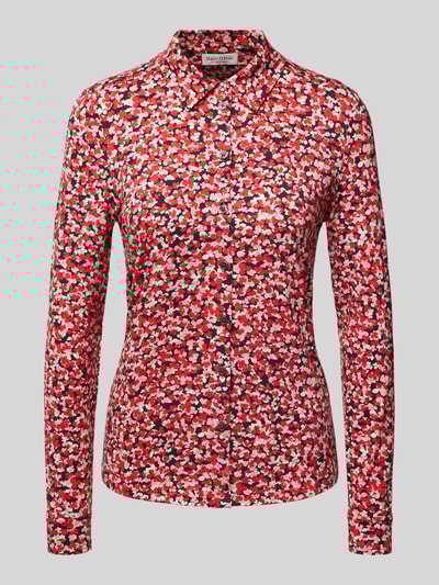Marc O'Polo Regular fit shirt met lange mouwen van viscosemix Rood - 2