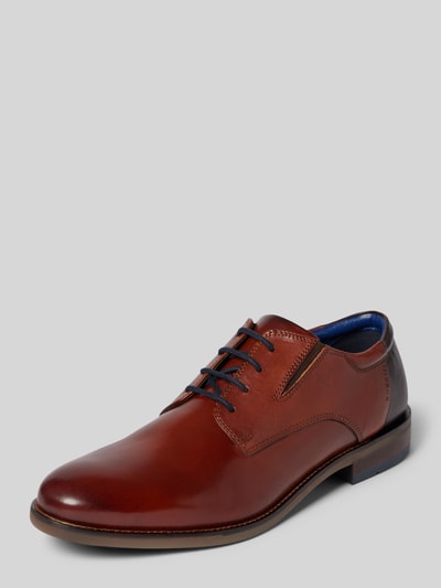 bugatti Derby-Schuhe aus Leder Modell 'Sula' Cognac 1