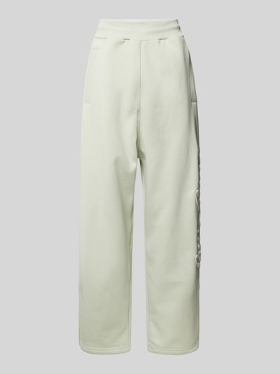 Low Lights Studios Sweatpants mit Label-Stitching Mint 1