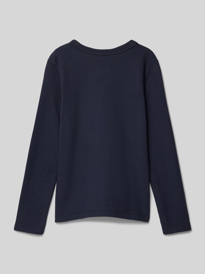 Jack & Jones Longsleeve mit Strukturmuster Modell 'BLUHARRY' Marine 3