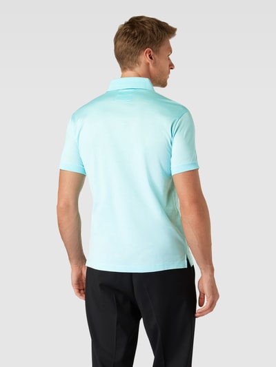 Emporio Armani Poloshirt met labeldetail Aquablauw - 5