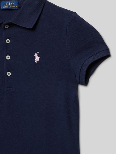 Polo Ralph Lauren Teens Regular Fit Poloshirt mit Logo-Stitching Marine 2