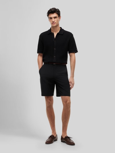 Tommy Hilfiger Regular Fit Chinoshorts mit Label Stitching Black 1