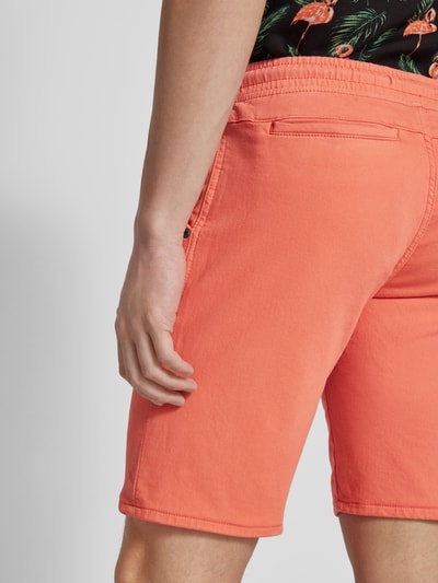 Blend Regular Fit Bermudas mit Tunnelzug Koralle 3