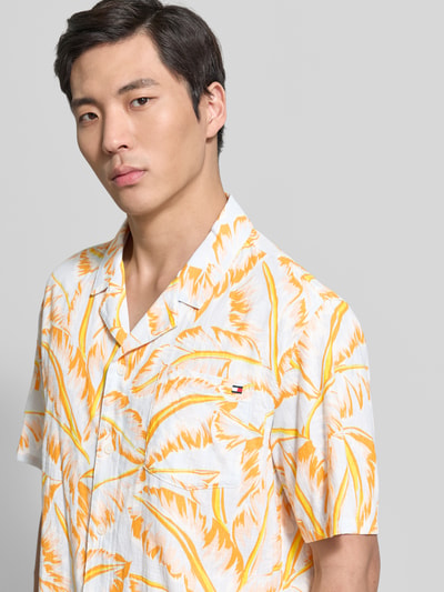 Tommy Hilfiger Regular Fit Freizeithemd aus reiner Baumwolle Modell 'WOVEN BOWLING' Orange 3