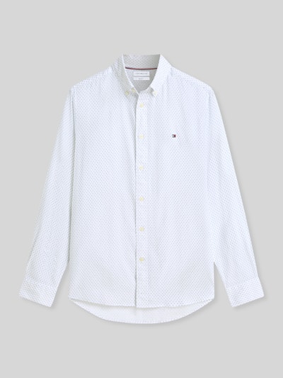 Tommy Hilfiger Regular Fit Freizeithemd aus reiner Baumwolle Weiss 2