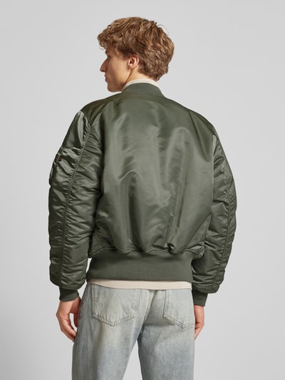 Alpha Industries Bomberjacke mit Stehkragen Oliv 5