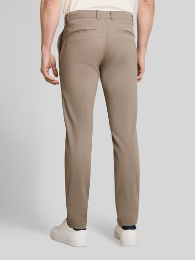 Tom Tailor Slim Fit Chino aus Baumwoll-Mix Modell 'TRAVIS' Taupe 5