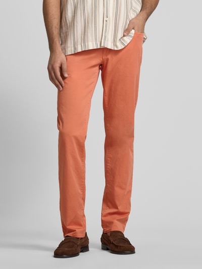 Brax Regular fit chino in 5-pocketmodel, model 'ULTRALIGHT' Oranje - 4