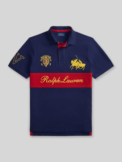 Polo Ralph Lauren Regular Fit Poloshirt aus reiner Baumwolle Marine 2