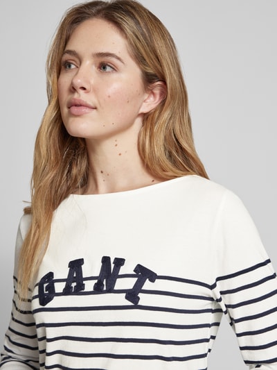 Gant Longsleeve mit Rundhalsausschnitt Marine 3