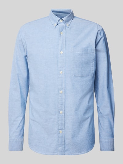 Jack & Jones Premium Slim Fit Freizeithemd mit Brusttasche Modell 'BROOK OXFORD' Hellblau 2