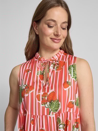 Marc Cain Sukienka midi z efektem stopniowania Koralowy 3