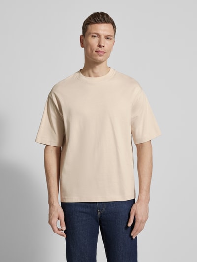 Selected Homme Relaxed Fit T-Shirt aus reiner Baumwolle Modell 'RELEXASPEN' Mud 4