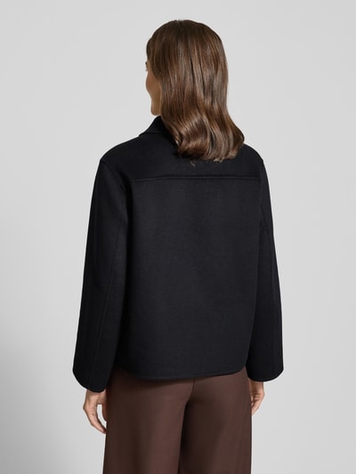 Marc O'Polo Regular fit wollen jack met opgestikte zakken Marineblauw - 5