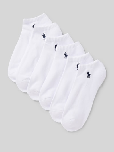 Polo Ralph Lauren Underwear Sneakersocken mit Logo-Stitching im 6er-Pack Weiss 1