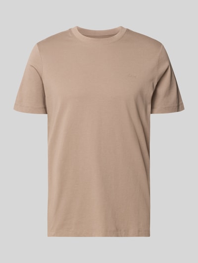 Produktfoto, Regular Fit T-Shirt aus reiner Baumwolle von s.Oliver RED LABEL, Optik: Unifarben, Rundhals, Kurzarm, Jersey-Struktur