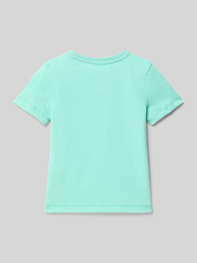 s.Oliver RED LABEL Regular Fit T-Shirt aus reiner Baumwolle Tuerkis 3