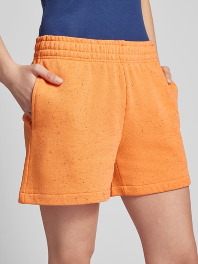 Jake*s Casual Sweatshorts met elastische band Abrikoos - 3