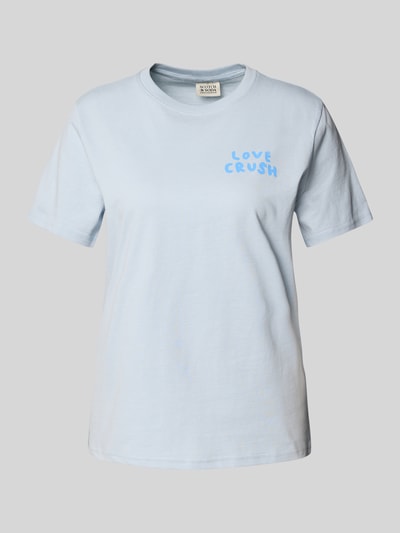 Scotch & Soda T-shirt z okrągłym dekoltem Jasnoniebieski 2