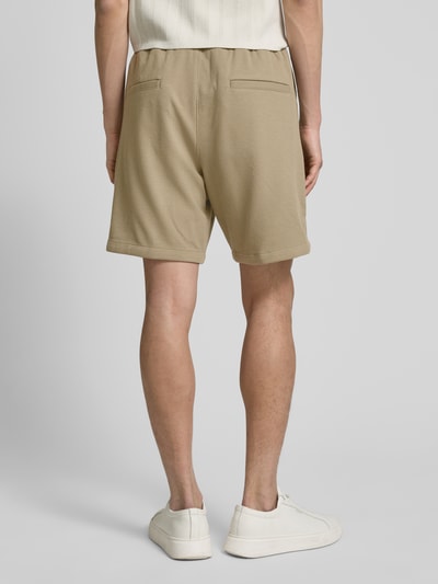 HUGO Sweatshorts mit Label-Print Modell 'Ravis' Hellgruen 5