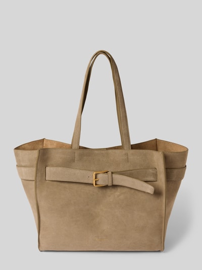 Marc O'Polo Shopper aus Veloursleder Sand 2