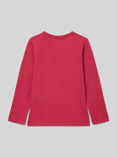 s.Oliver RED LABEL Bluzka z długim rękawem o kroju regular fit z mieszanki dżerseju i bawełny Czerwony 3