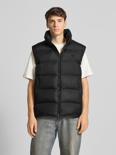 adidas Originals Bodywarmer met opstaande kraag en steekzakken Zwart - 4