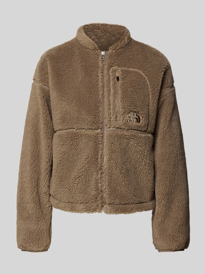 The North Face Fleecejack met labelstitching, model 'EXTREME PILE' Donkerbruin - 2