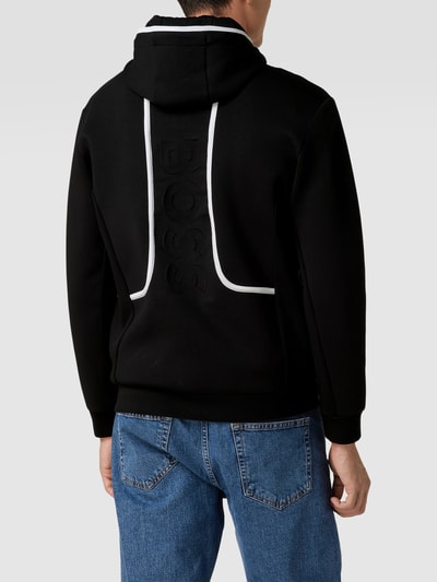 BOSS Green Sweatjacke mit Label-Detail Modell 'Sgover' Schwarz 5