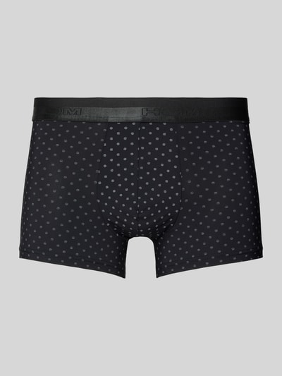 HOM Boxershorts mit elastischem Label-Bund Modell 'Max' Black 1