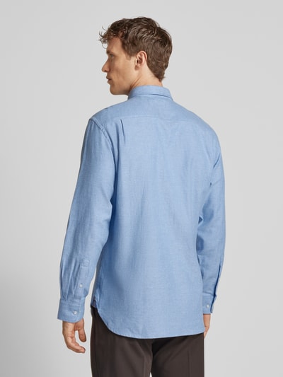 Christian Berg Men Regular fit vrijetijdsoverhemd met button-downkraag Metallic blauw - 5