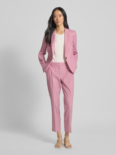 Christian Berg Woman Selection Regular Fit Stoffhose mit Bügelfalten Mauve 1