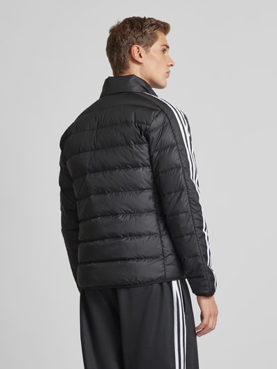 ADIDAS SPORTSWEAR Pikowana kurtka z kapturem z nadrukiem z logo Czarny 5