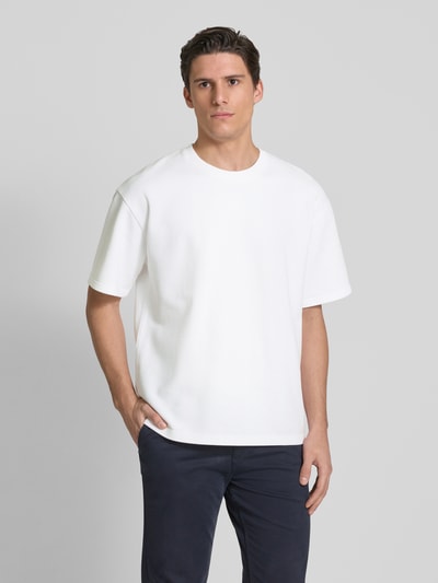 Strellson T-Shirt mit Rundhalsausschnitt Modell 'Pico' Weiss 4