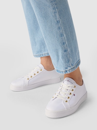 Tommy Hilfiger Sneaker mit Label-Details Weiss 1