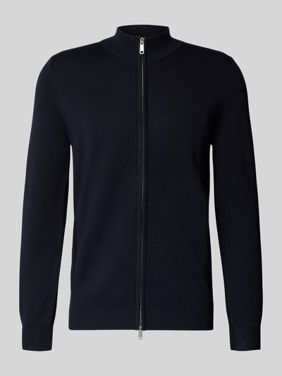 Christian Berg Men Kurtka wełniana ze stójką Granatowy 2