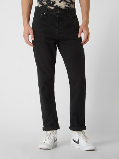 Jack & Jones Loose fit jeans van katoen, model 'Chris'  Zwart - 4