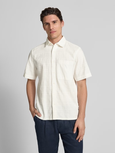 MCNEAL Freizeithemd mit Kentkragen Offwhite 4