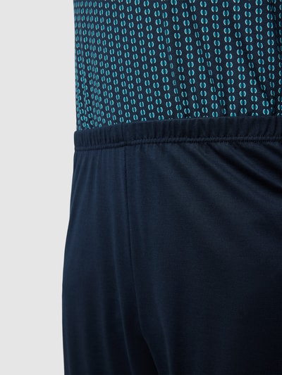 Calida Pyjama mit Allover-Muster Marine 2
