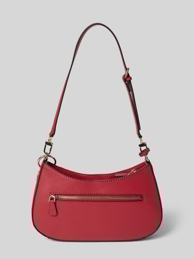 Guess Handtasche mit Label-Details Modell 'NOELLE II' Dunkelrot 4