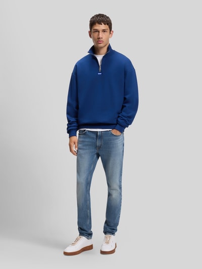 HUGO Blue jeansy o kroju slim fit z czystej bawełny model 'Zane' Jasnoniebieski 1