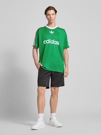 adidas Originals T-shirt z nadrukiem z logo Zielony 1