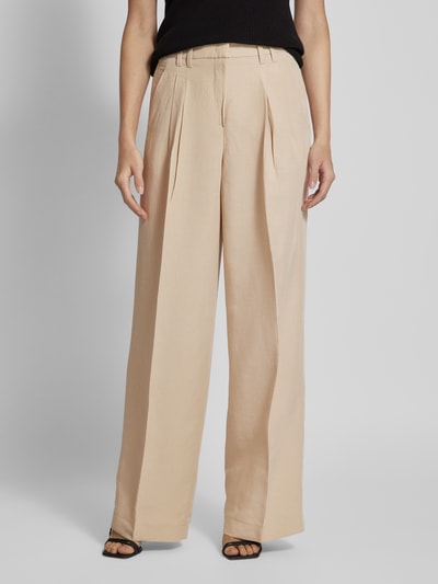 Raffaello Rossi Broek in effen design, model 'MAYLA' Beige - 4