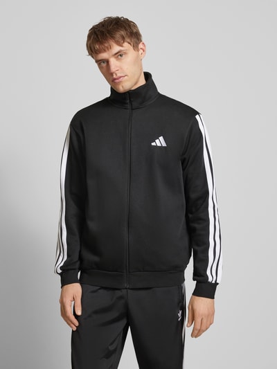 ADIDAS SPORTSWEAR Sweatjacke mit Label-Detail Black 4