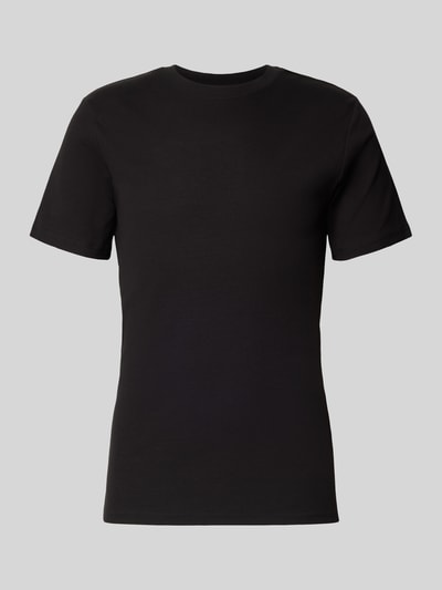Only & Sons Regular Fit T-Shirt mit Rippstruktur Modell 'TANNER' Black 2