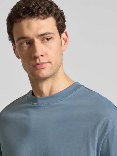 Selected Homme Relaxed Fit T-Shirt aus reiner Baumwolle Modell 'RELEXASPEN' Rauchblau 3